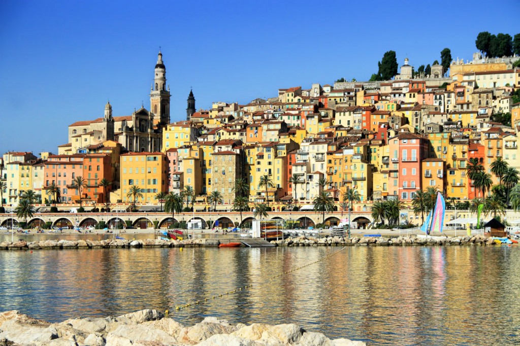Provence village of Menton on the French Riviera
