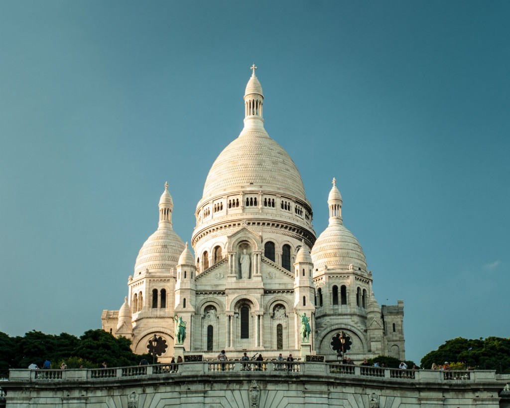 Sacre coeur Cathedral iin Paris France