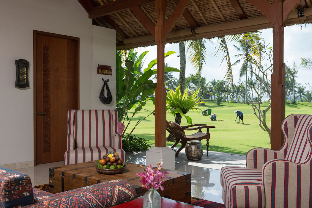 Villa-Kaba-Kaba-Estate-Bali---Sitting-area-view-to-lawn