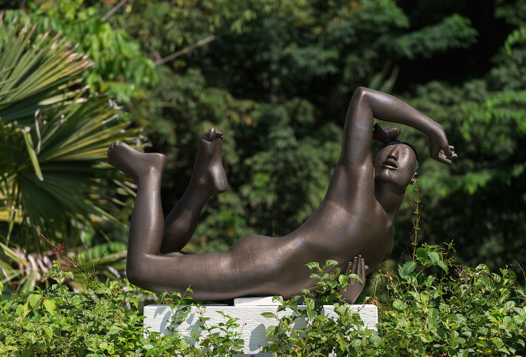 Villa-Kaba-Kaba-Estate-Bali---Upper-deck-statue