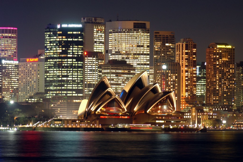 Sydney Opera House at night