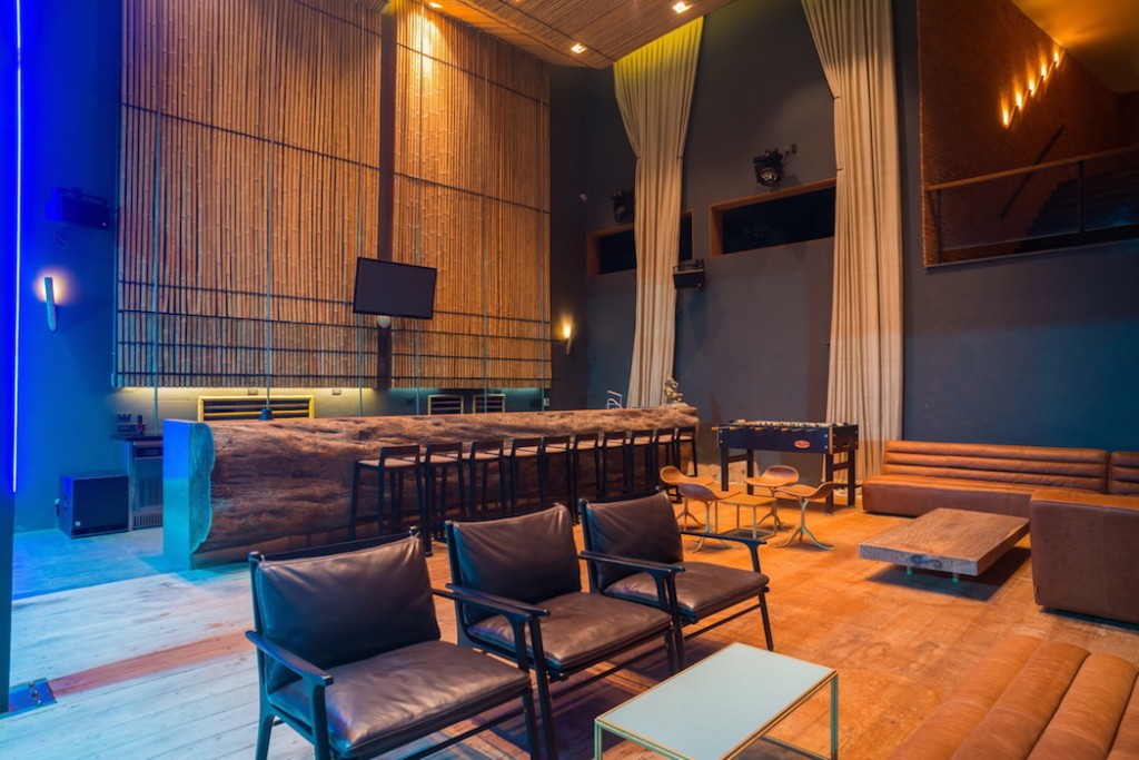 The villa's private bar