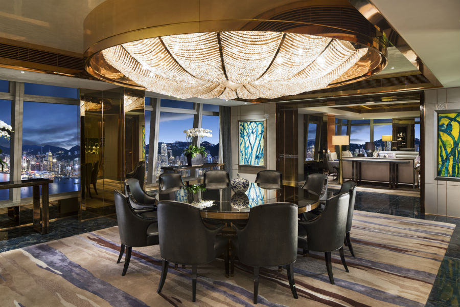 The Ritz-Carlton Suite - Victoria Harbour - Dining Room (2)