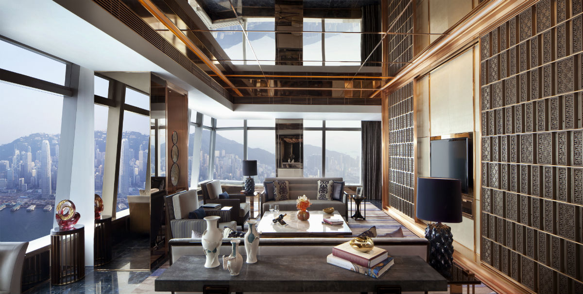 The Ritz-Carlton Suite - Victoria Harbour - Living Room (1)