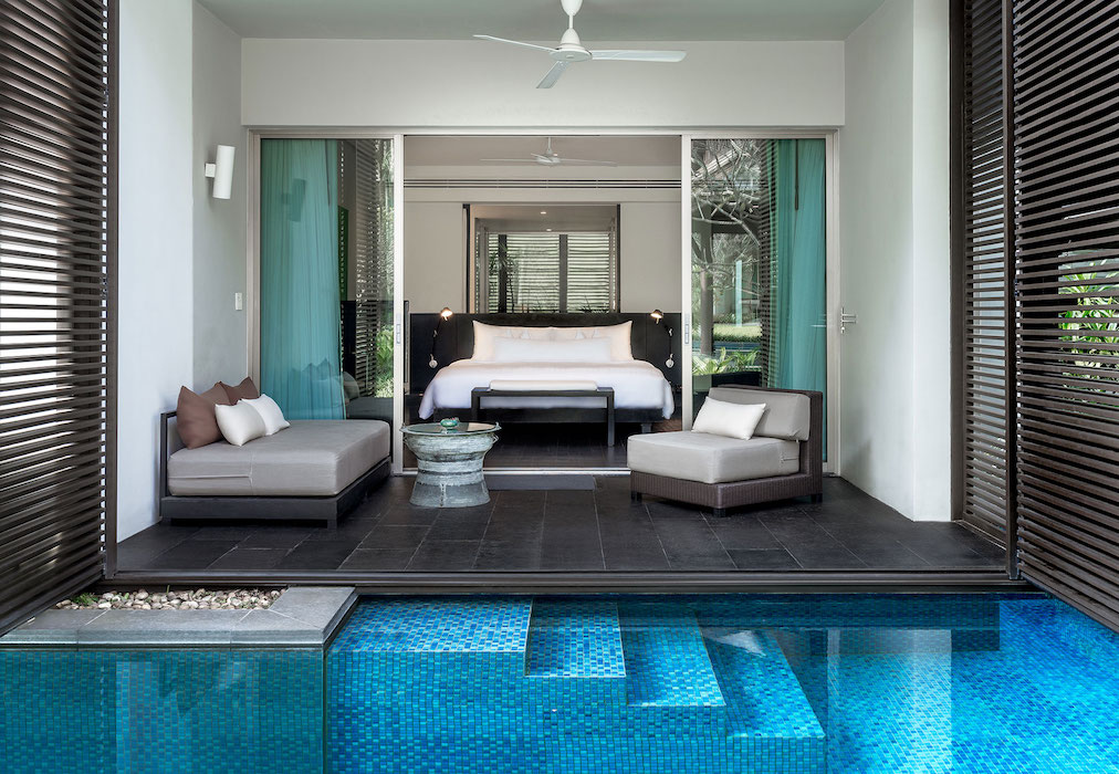 room with direct pool access - twinpalms phuket