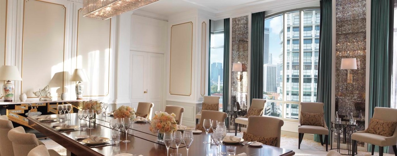 Intercontinental Singapore Presidential Suite Dining Room