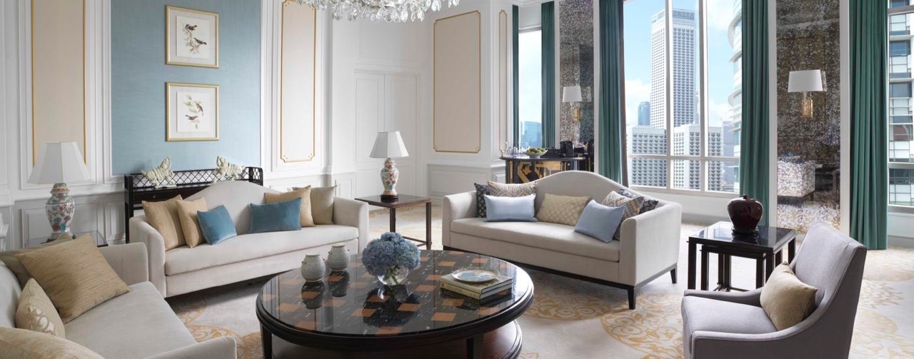 Intercontinental Singapore Presidential Suite Living Area