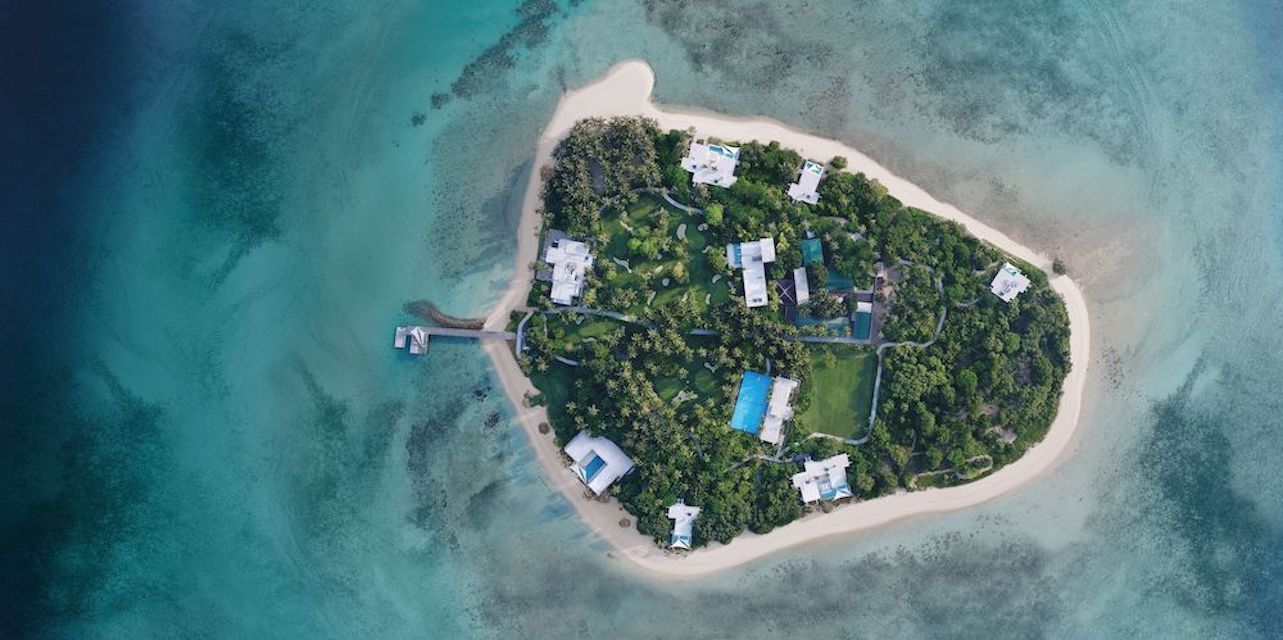 Banwa Private Island - aerial view