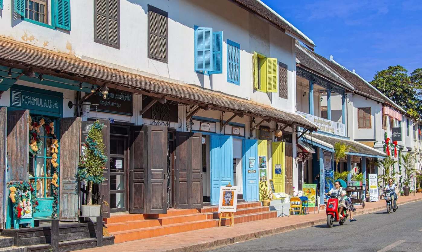 The Town Area of Luang Prabang